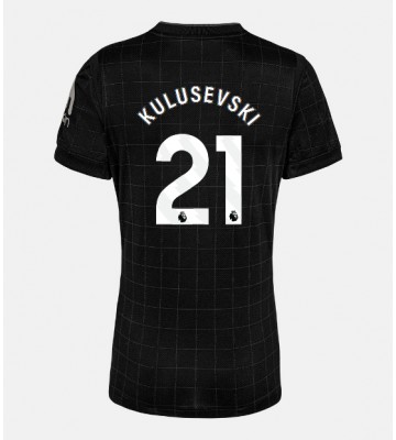 Tottenham Hotspur Dejan Kulusevski #21 Bortatröja Dam 2025-26 Kortärmad